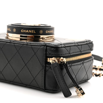 Chanel Lambskin Quilted Coco Click Bag Black 10 of 10