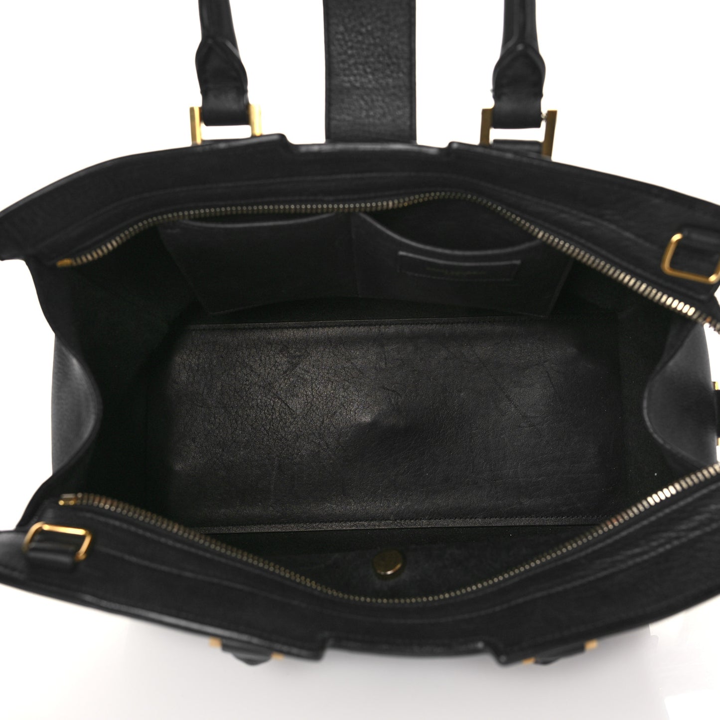 Calfskin Small Classic Y Cabas Black