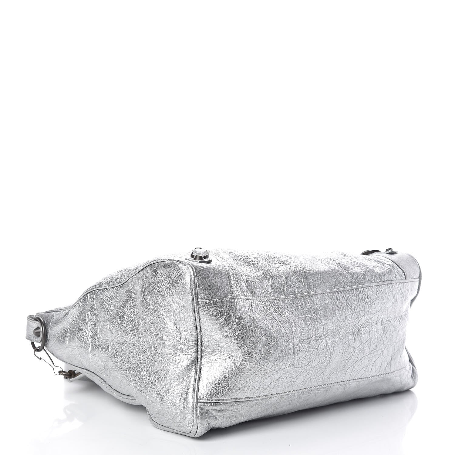 Balenciaga Metallic Agneau Classic Hardware Velo Gris Aluminum 4 of 10