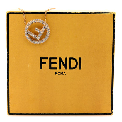 Fendi Brass Crystal F is Fendi Necklace Gold 5 of 5