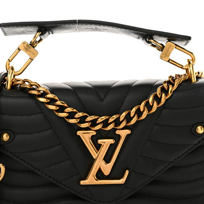 Louis Vuitton Calfskin New Wave Chain PM Black 8 of 11