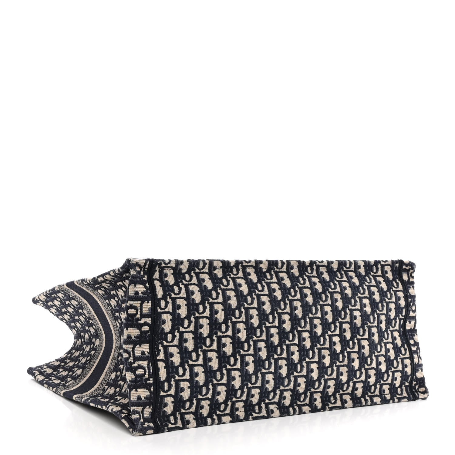 Christian Dior Oblique Large Book Tote Blue Multicolor 4 of 9