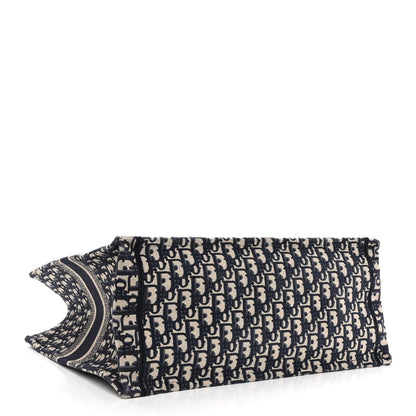 Christian Dior Oblique Large Book Tote Blue Multicolor 4 of 9