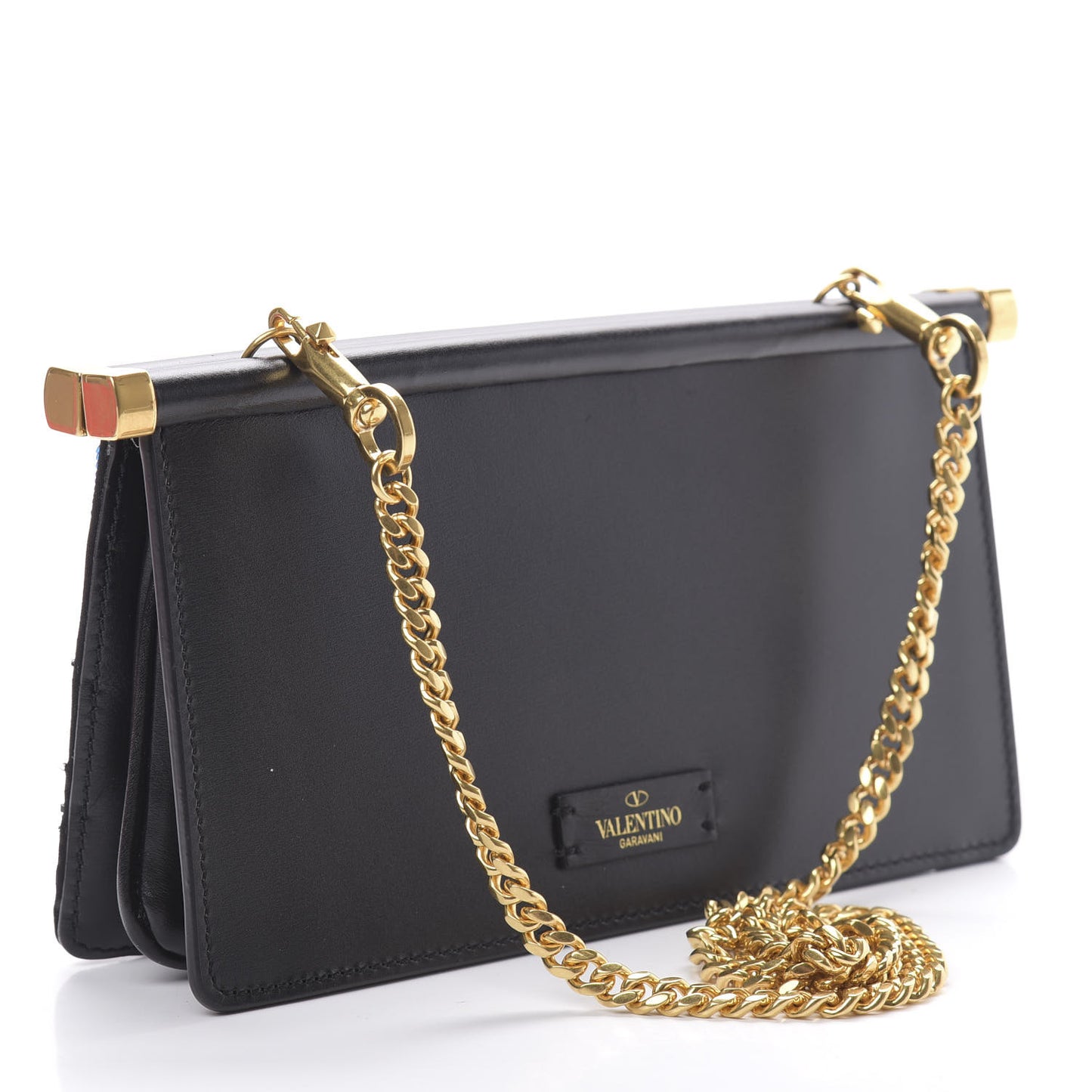 Nappa Beaded Embellished Carry Secrets Clutch Blue