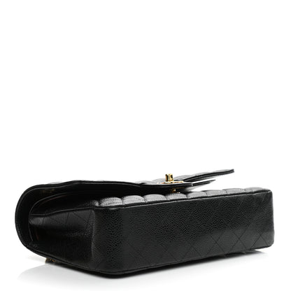 Chanel Caviar Quilted Medium Double Flap Black 4 of 9