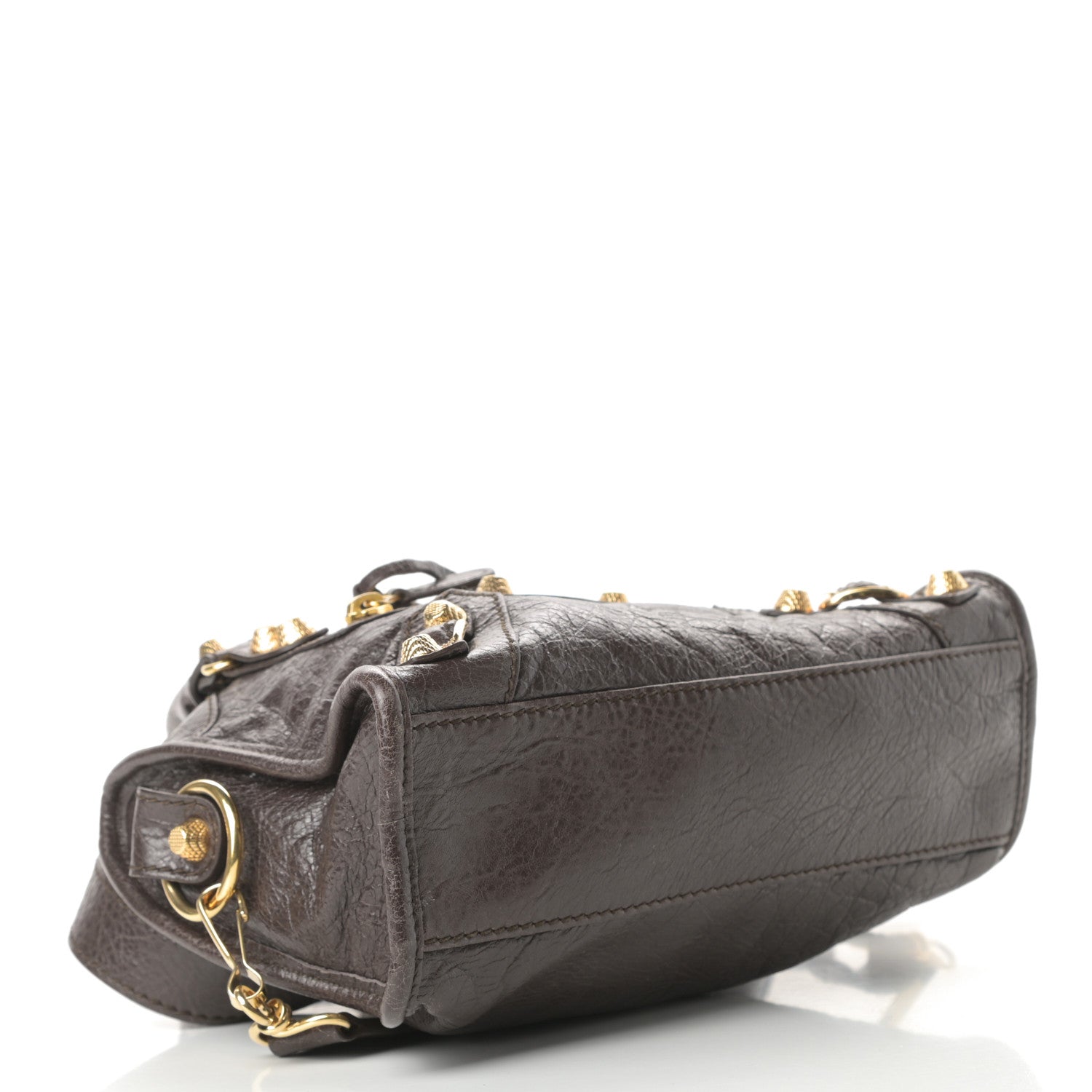 Balenciaga Agneau Giant 12 Gold Hardware Mini City Charbon 4 of 10