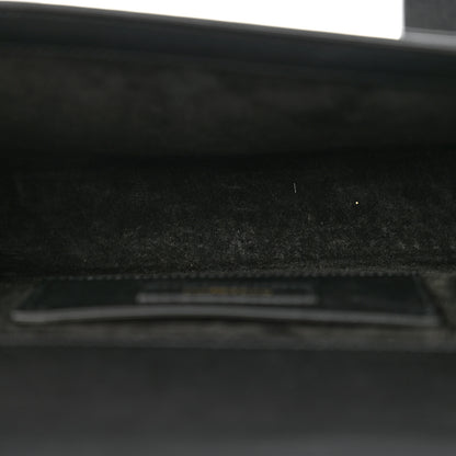 Saint Laurent Grain De Poudre Medium Classic Monogram Kate Tassel Satchel Black 5 of 11