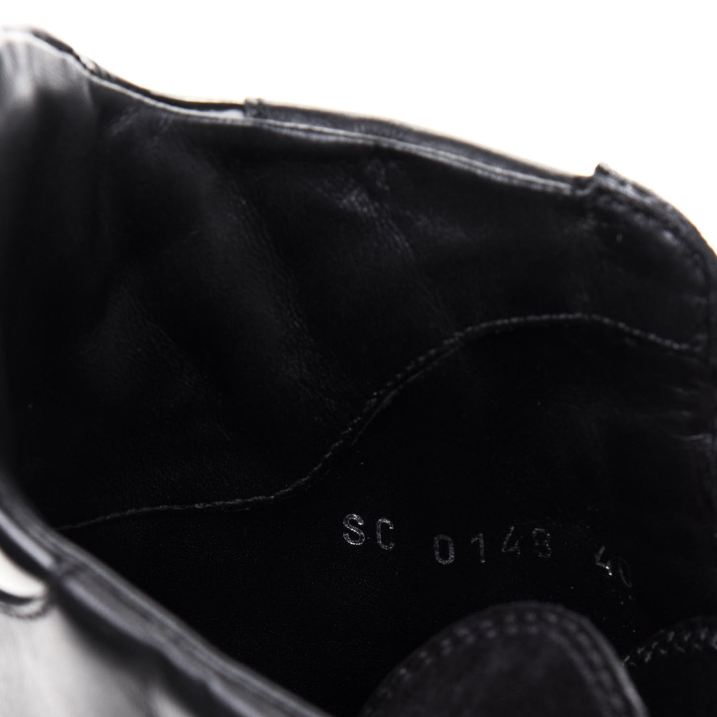 Suede Calfskin Laureate Platform Desert Boots 40 Black