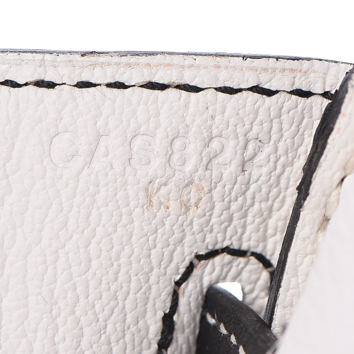 Swift Horseshoe Birkin 25 Black White
