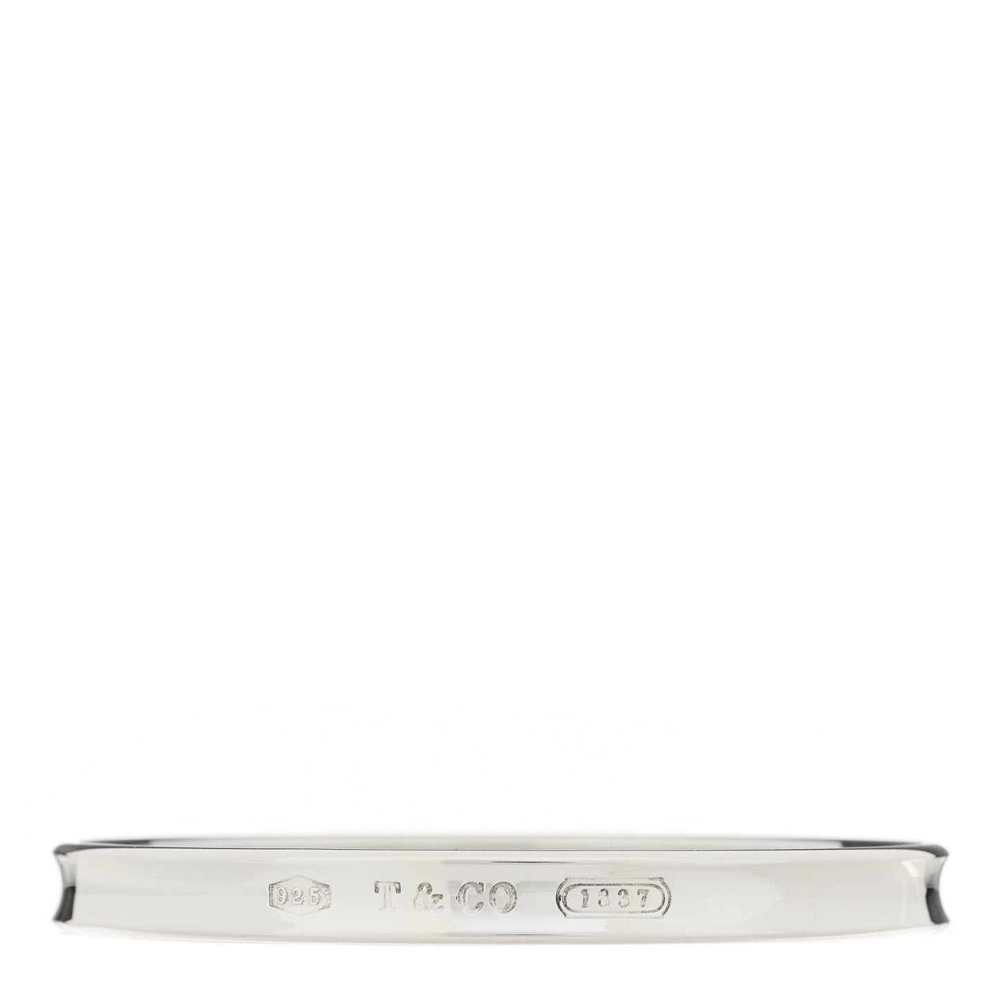 Sterling Silver Narrow 1837 Bangle Bracelet