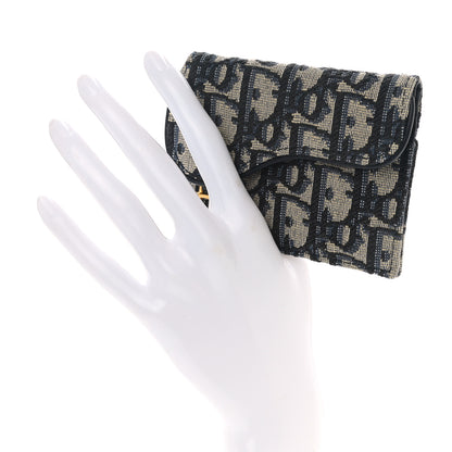 Christian Dior Oblique Saddle Card Holder Blue 2 of 9