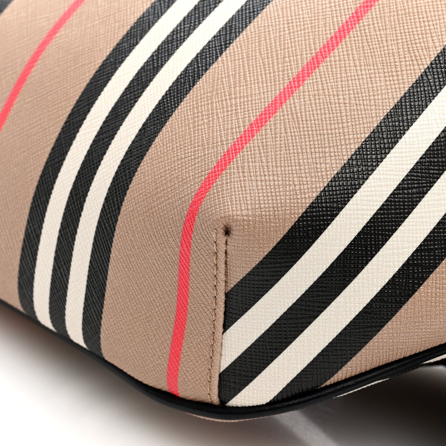 E-Canvas Icon Stripe Sonny Bum Bag Archive Beige