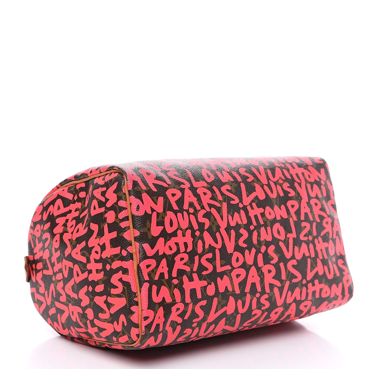 Monogram Graffiti Speedy 30 Fuchsia