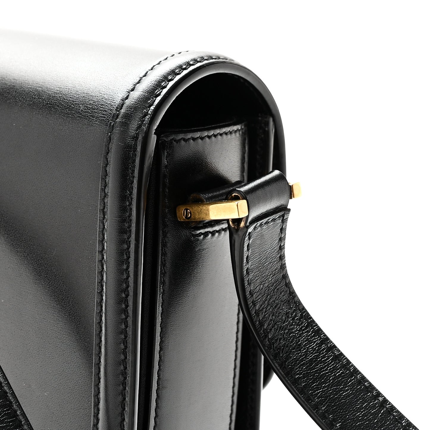 Box Calfskin Monogram Medium Solferino Satchel Black