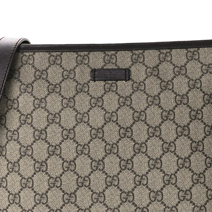 Gucci GG Plus Monogram Medium Flat Messenger Bag Dark Brown 8 of 10