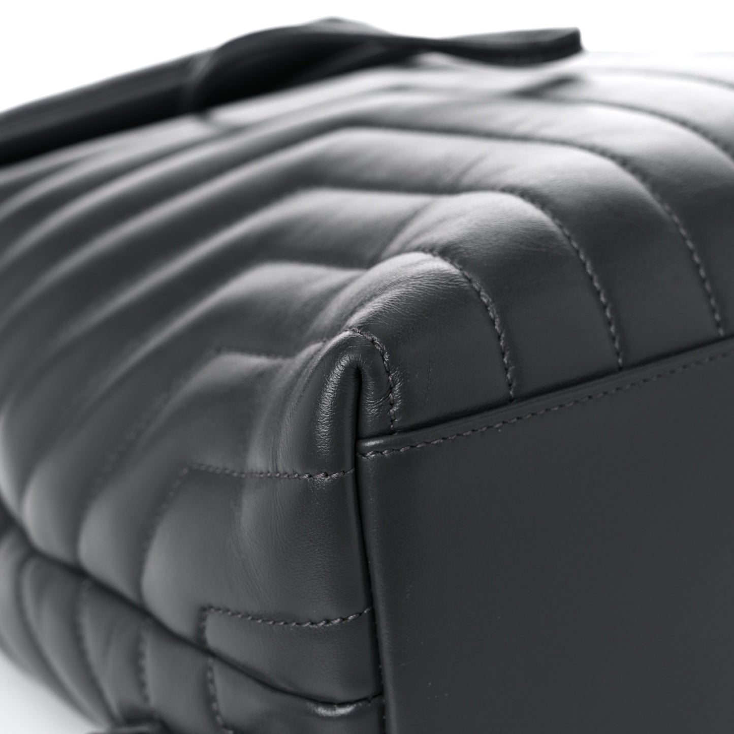Calfskin Y Quilted Monogram Medium Loulou Backpack Storm
