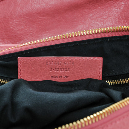 Balenciaga Agneau Giant 12 Gold Hardware Day Hobo Rose Bombon Raspberry 7 of 7