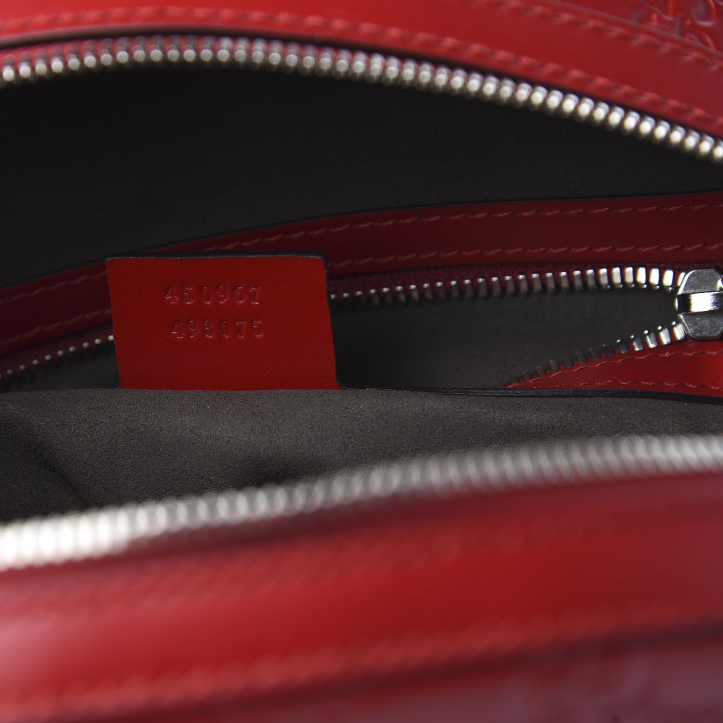Guccissima Signature Small Day Backpack Hibiscus Red