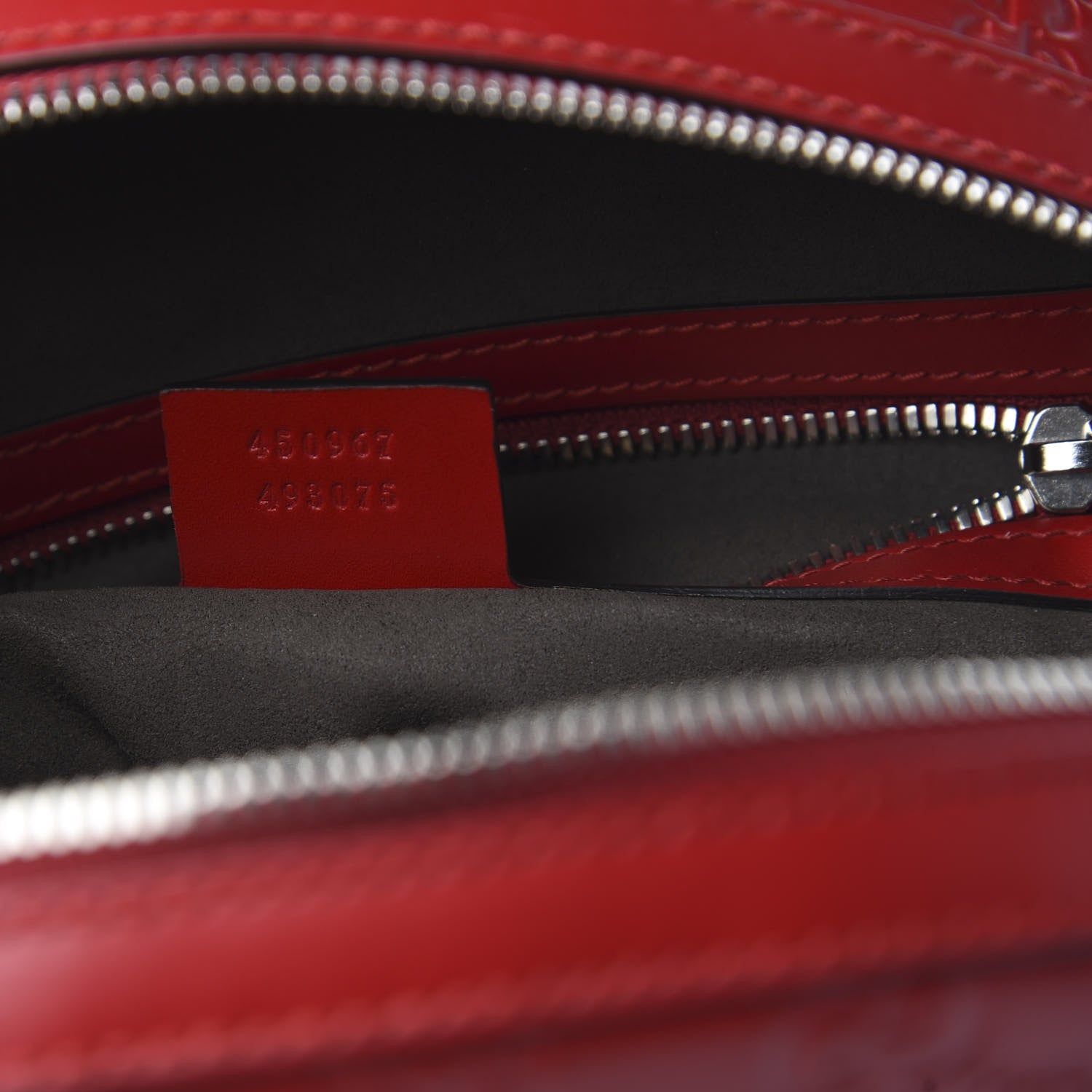 Gucci Guccissima Signature Small Day Backpack Hibiscus Red 6 of 9