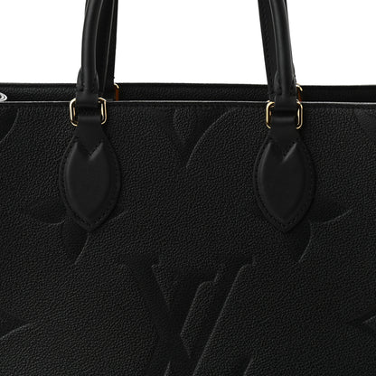 Louis Vuitton Empreinte Monogram Giant Onthego MM Black 7 of 10