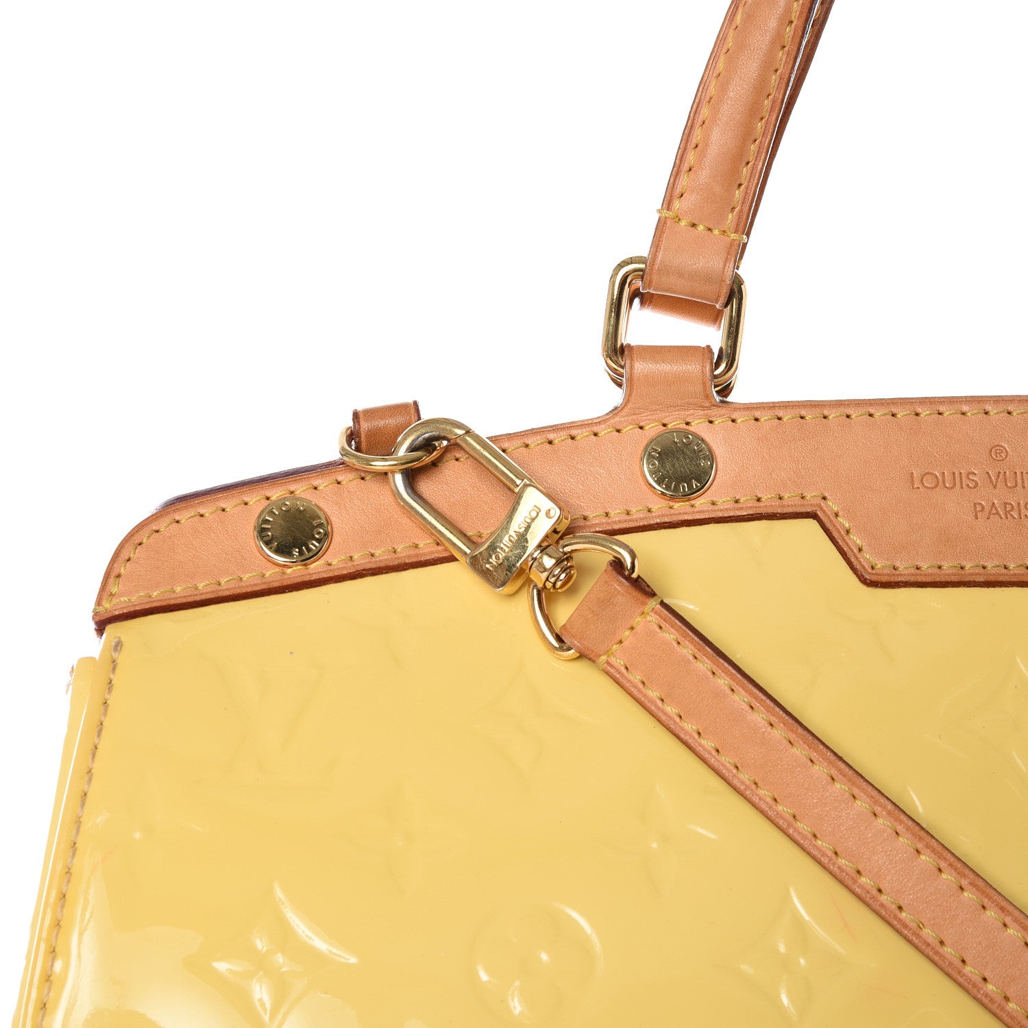 Louis Vuitton Vernis Brea MM Citrine 12 of 12