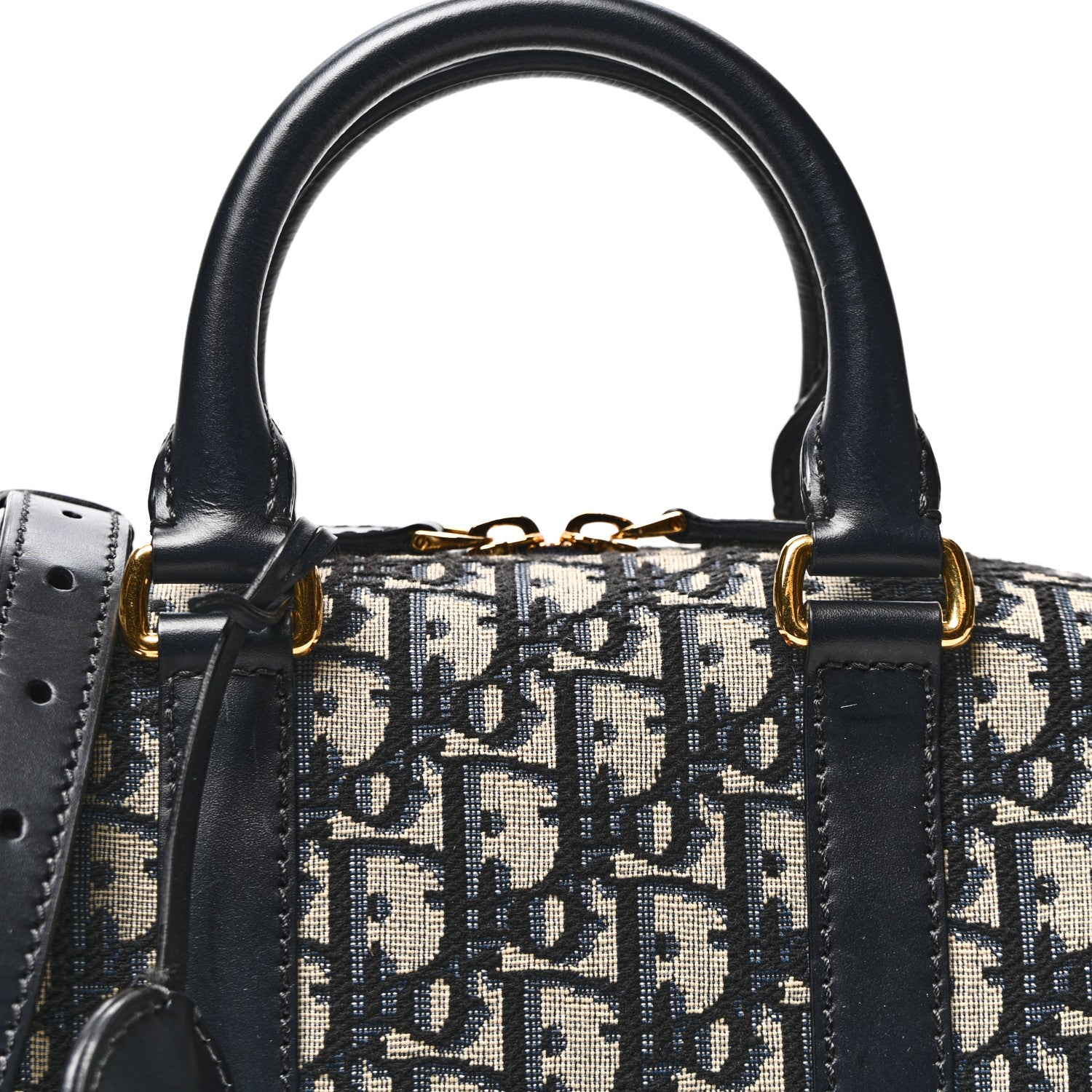 Christian Dior Oblique Groove 20 Bag Blue 8 of 10