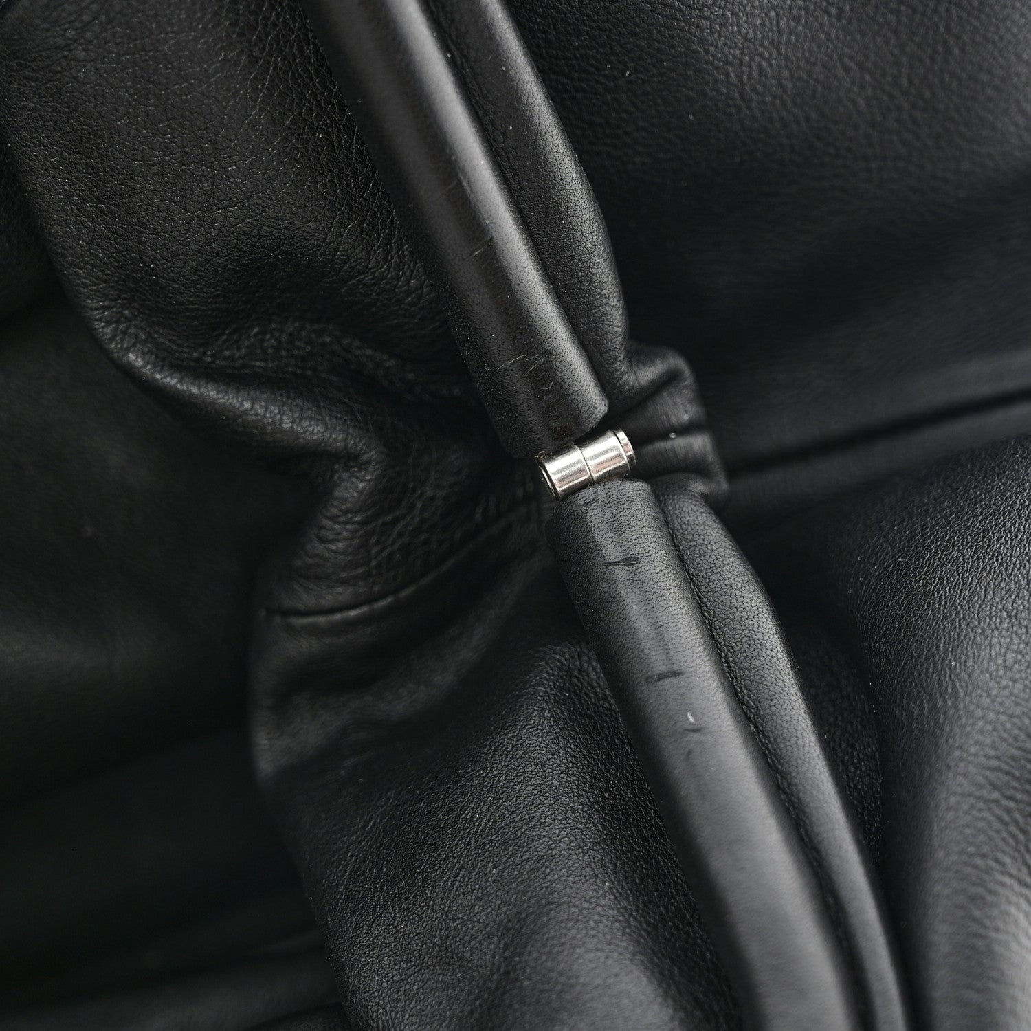 Bottega Veneta Smooth Butter Calf The Pouch Oversized Clutch Black 9 of 12