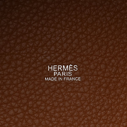 Hermes Taurillon Clemence Picotin 22 MM Gold 5 of 9