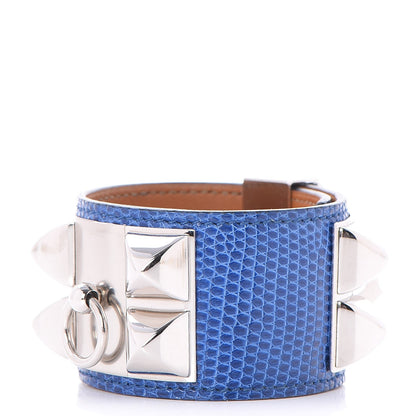 Hermes Lizard Collier De Chien CDC Bracelet T3 Mykonos 1 of 7