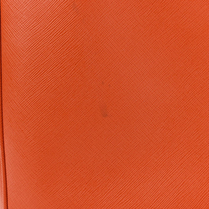Prada Saffiano Lux Large Tote Papaya 11 of 12