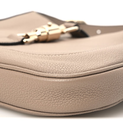 Gucci Grained Calfskin Web Medium Jackie 1961 Hobo Taupe 10 of 10