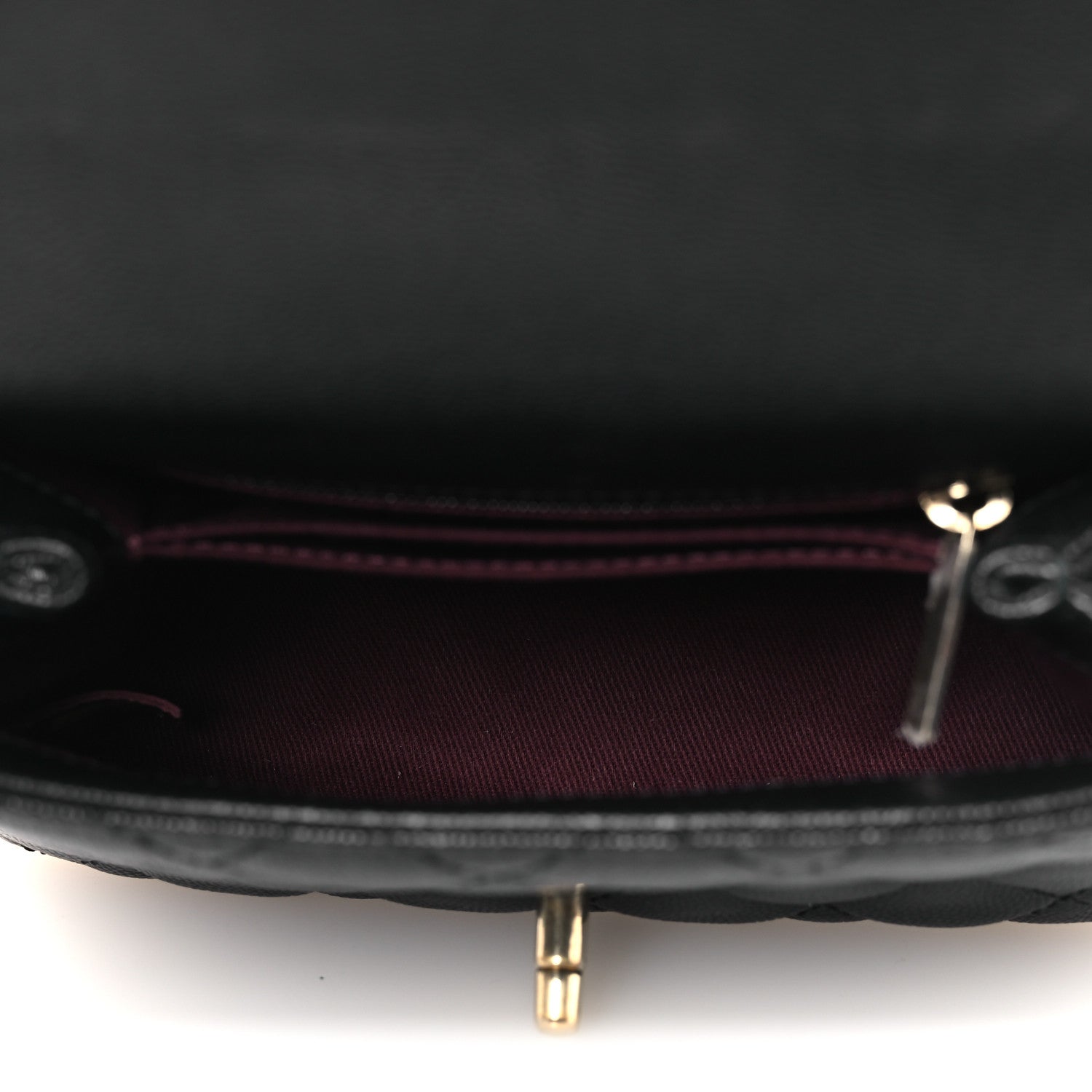 Chanel Caviar Quilted Extra Mini Coco Handle Flap Black 5 of 11