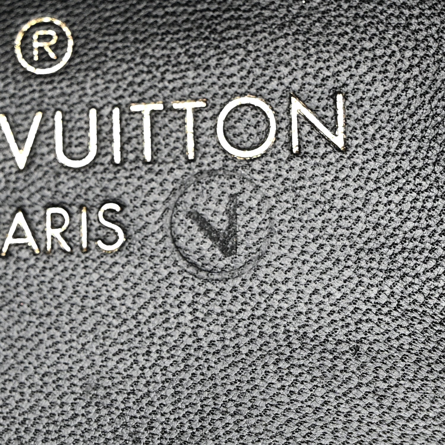 Louis Vuitton Glazed Calfskin Damier Embossed Haussmann Derby Lace Up Shoes 8 Black 9 of 9