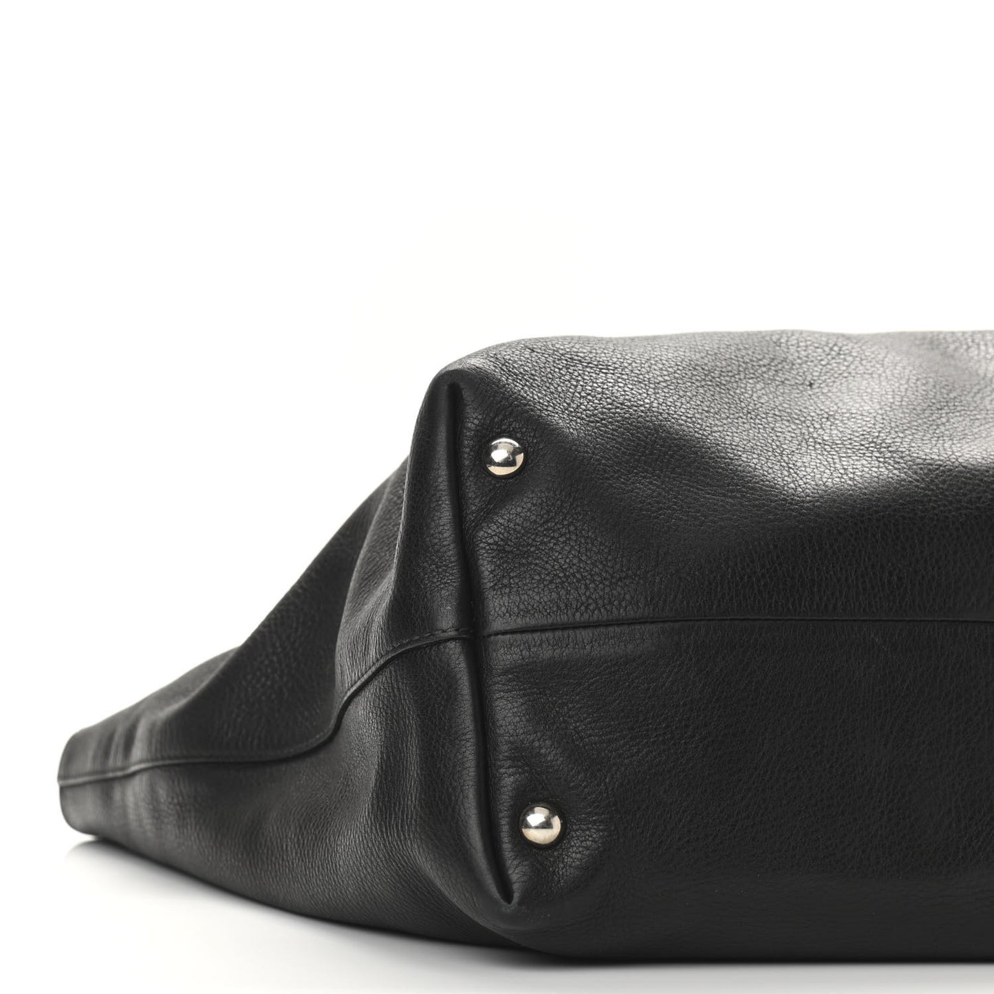 Calfskin Medium Icon Bit Tote Black