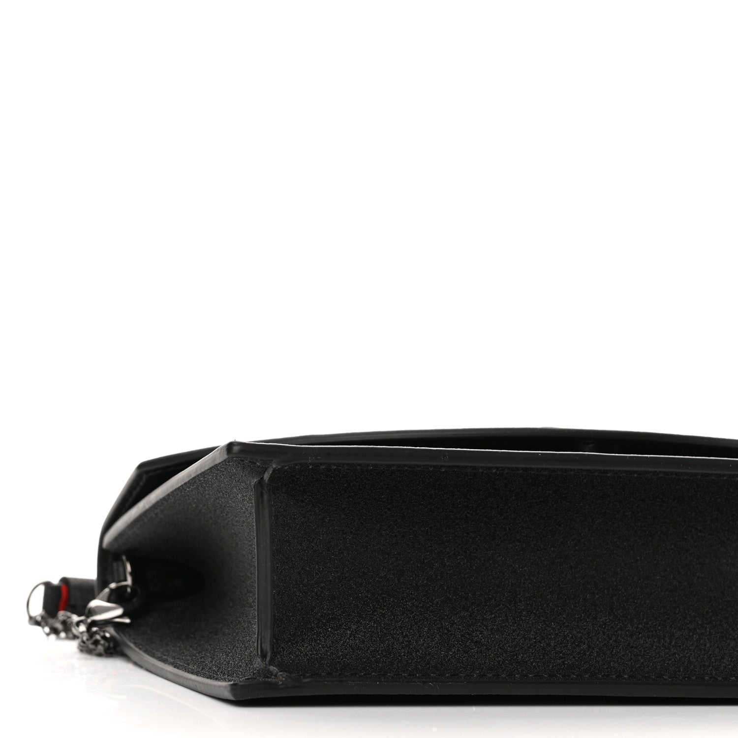 Christian Louboutin Glitter Calfskin Loubi54 Crossbody Clutch Black 8 of 9