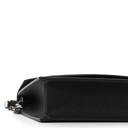 Christian Louboutin Glitter Calfskin Loubi54 Crossbody Clutch Black 8 of 9