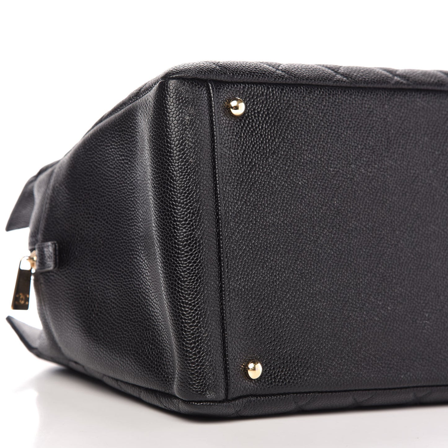 Caviar Quilted Grand Timeless Tote GTT Black