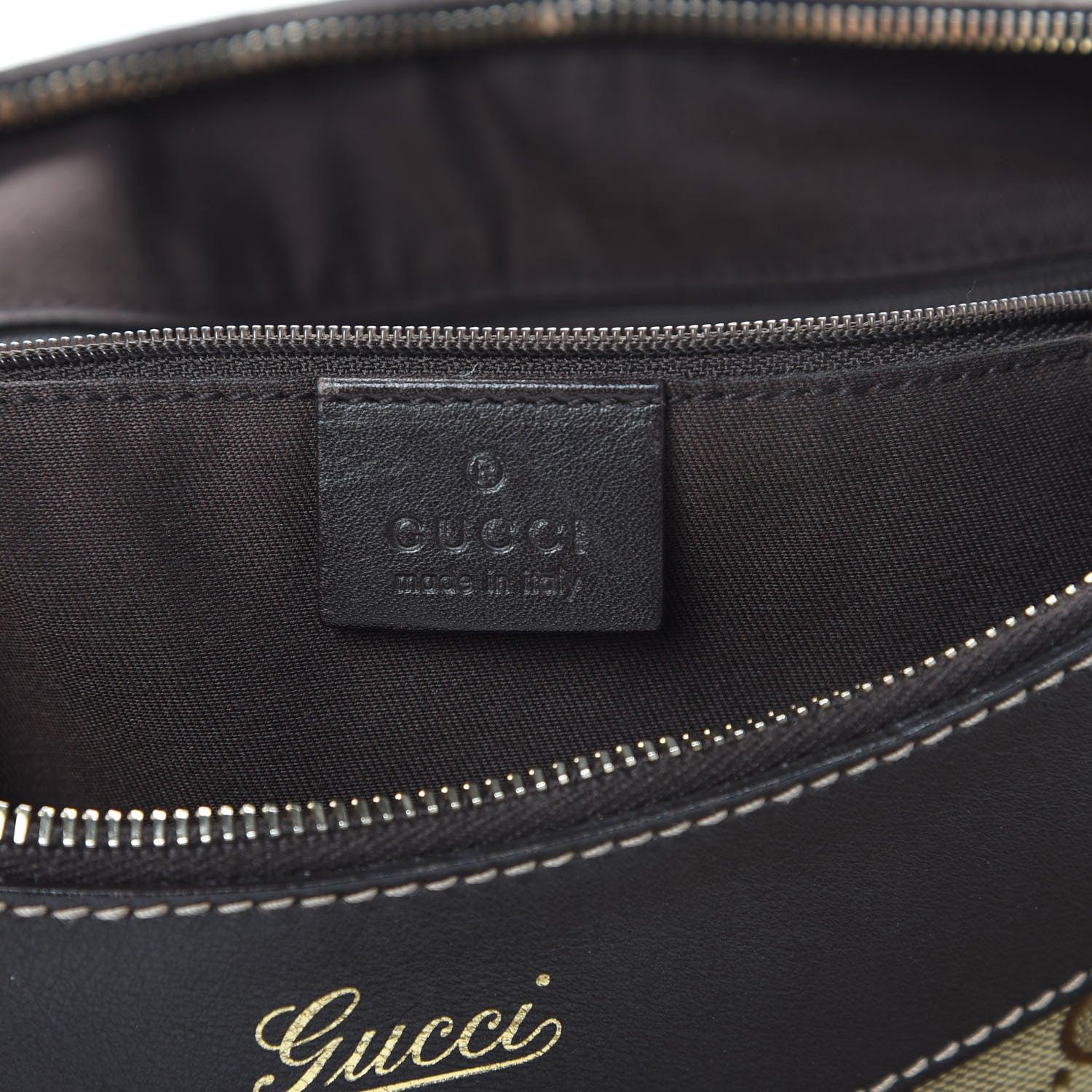 Gucci Monogram Large D Gold Hobo 6 of 16