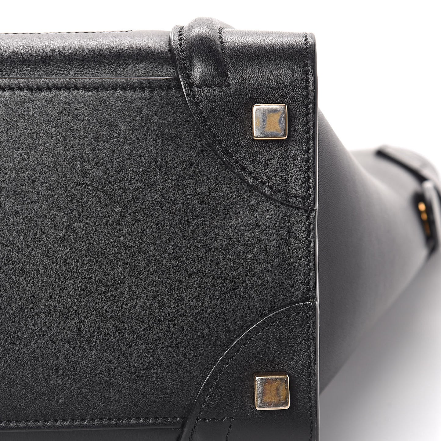 Smooth Calfskin Micro Luggage Black