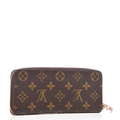 Louis Vuitton Monogram Clemence Wallet Rose Ballerine 3 of 7