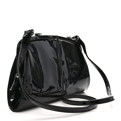 Chanel Patent Split Frame Bag Black 3 of 10