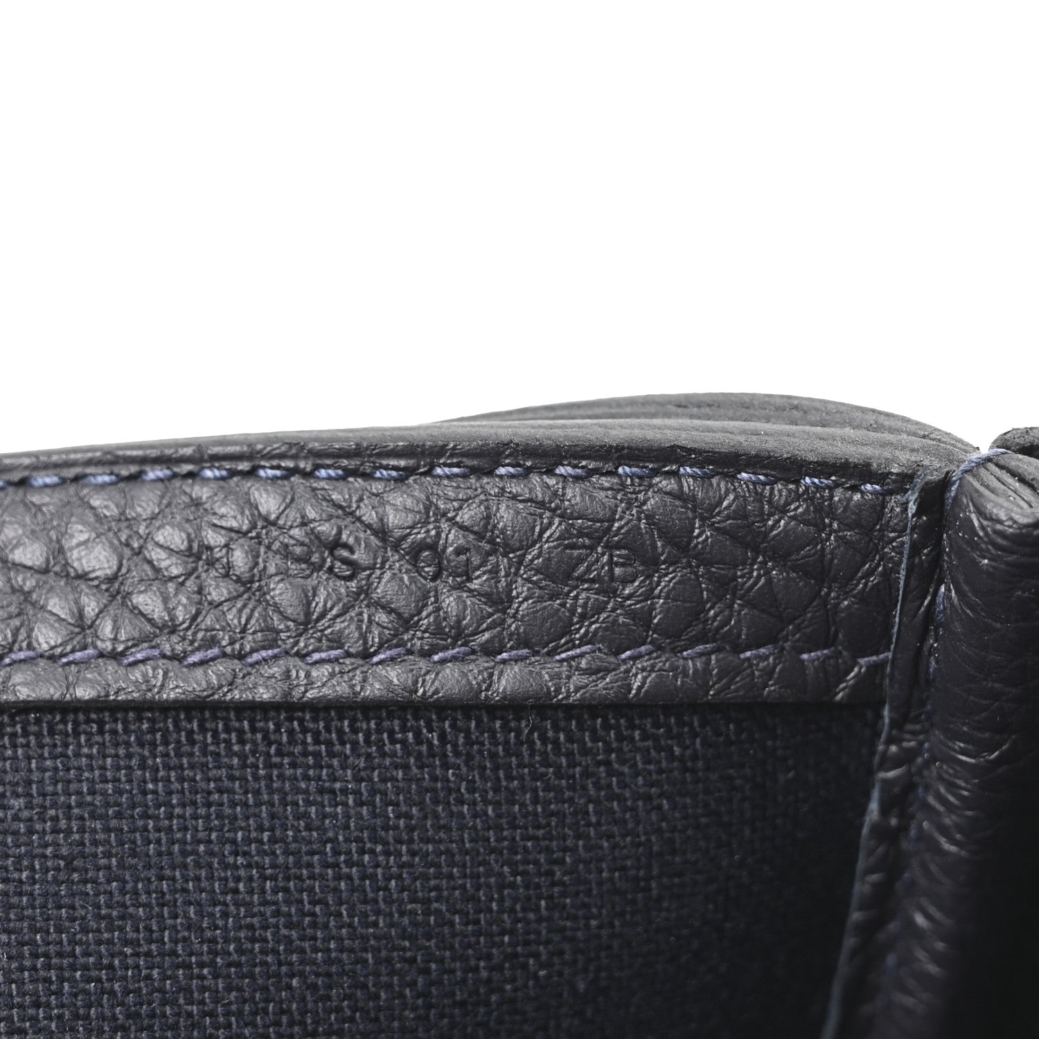 Hermes Togo Steve Light Messenger Bleu Nuit 7 of 10