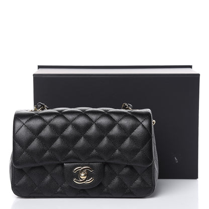 Chanel Caviar Quilted Mini Rectangular Flap Black 11 of 11