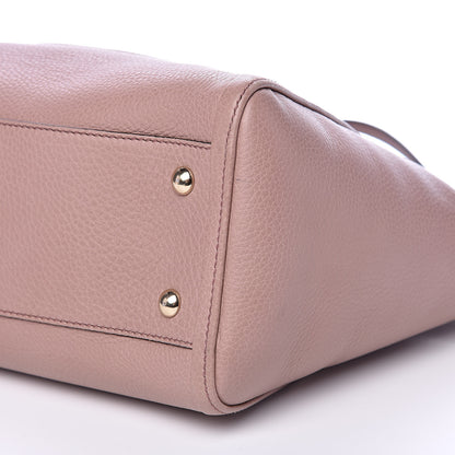 Gucci Pebbled Calfskin Small Soho Top Handle Bag Light Pink 9 of 11