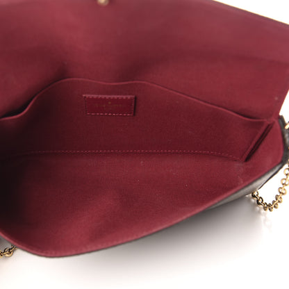 Louis Vuitton Monogram Pochette Felicie Chain Wallet Fuchsia 5 of 16