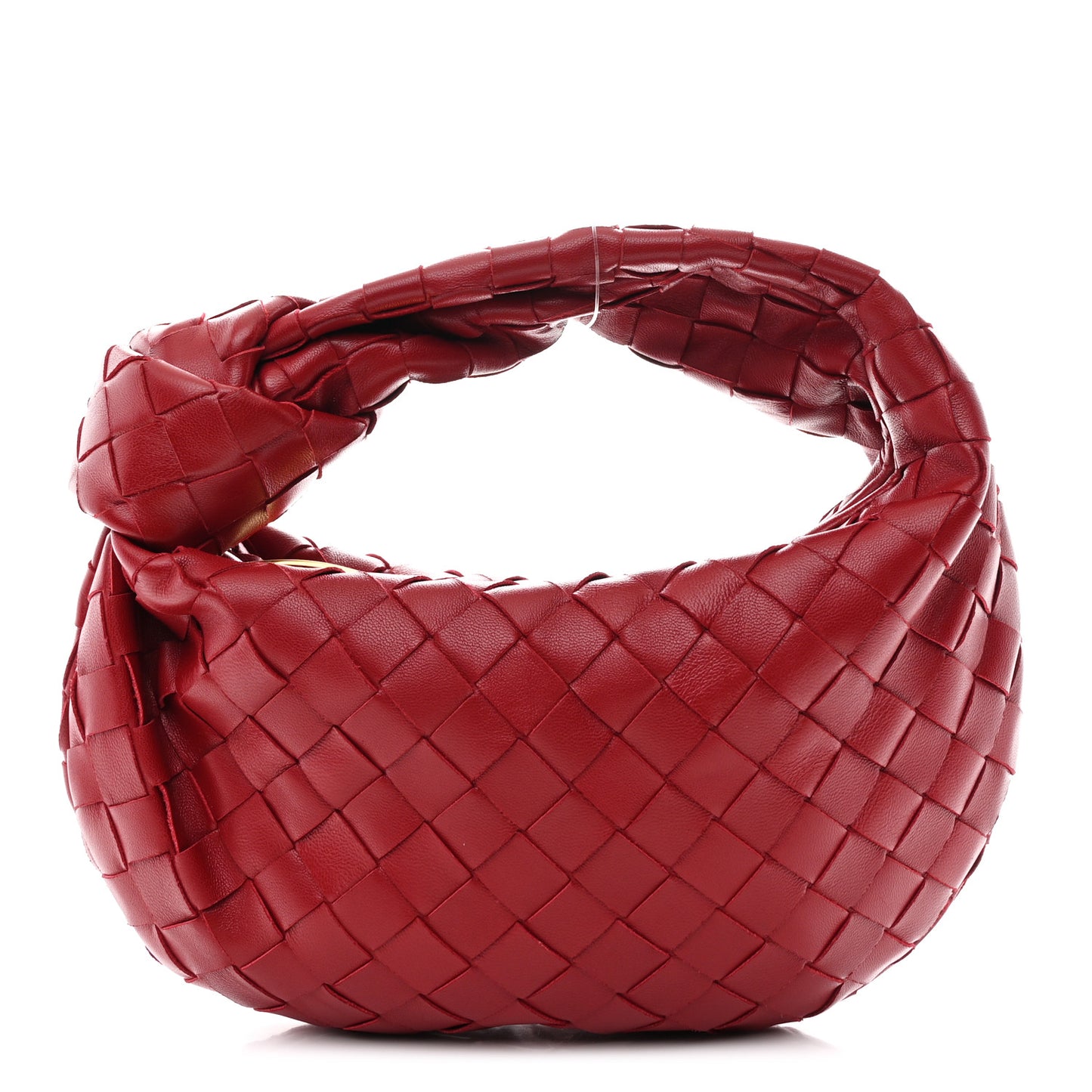 Nappa Intrecciato Mini Jodie Dark Red