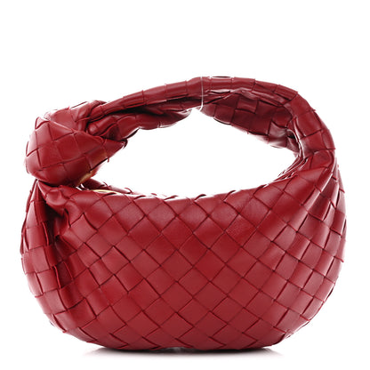 Bottega Veneta Nappa Intrecciato Mini Jodie Dark Red 1 of 10