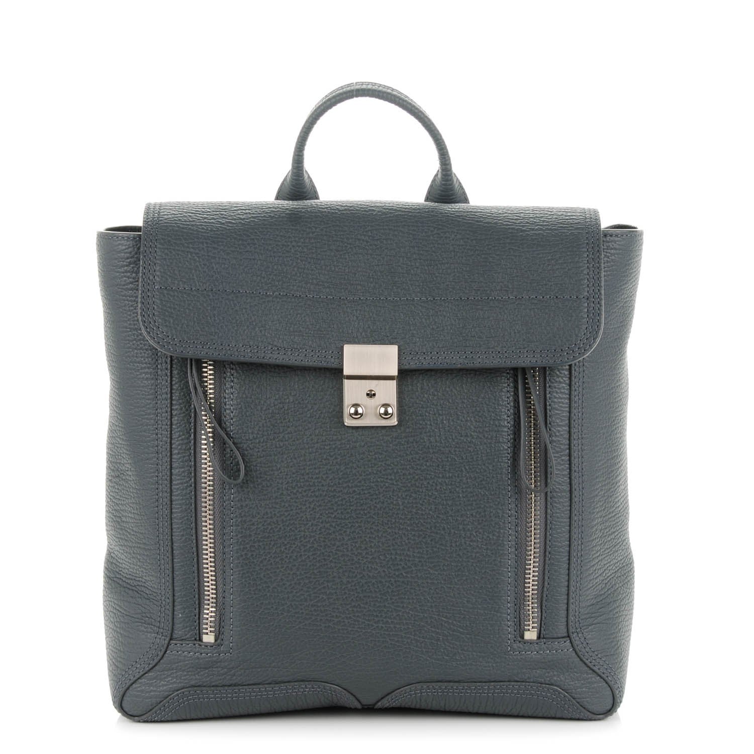 3.1 Phillip Lim 3.1 Textured Calfskin Pashli Backpack Storm 1 of 7
