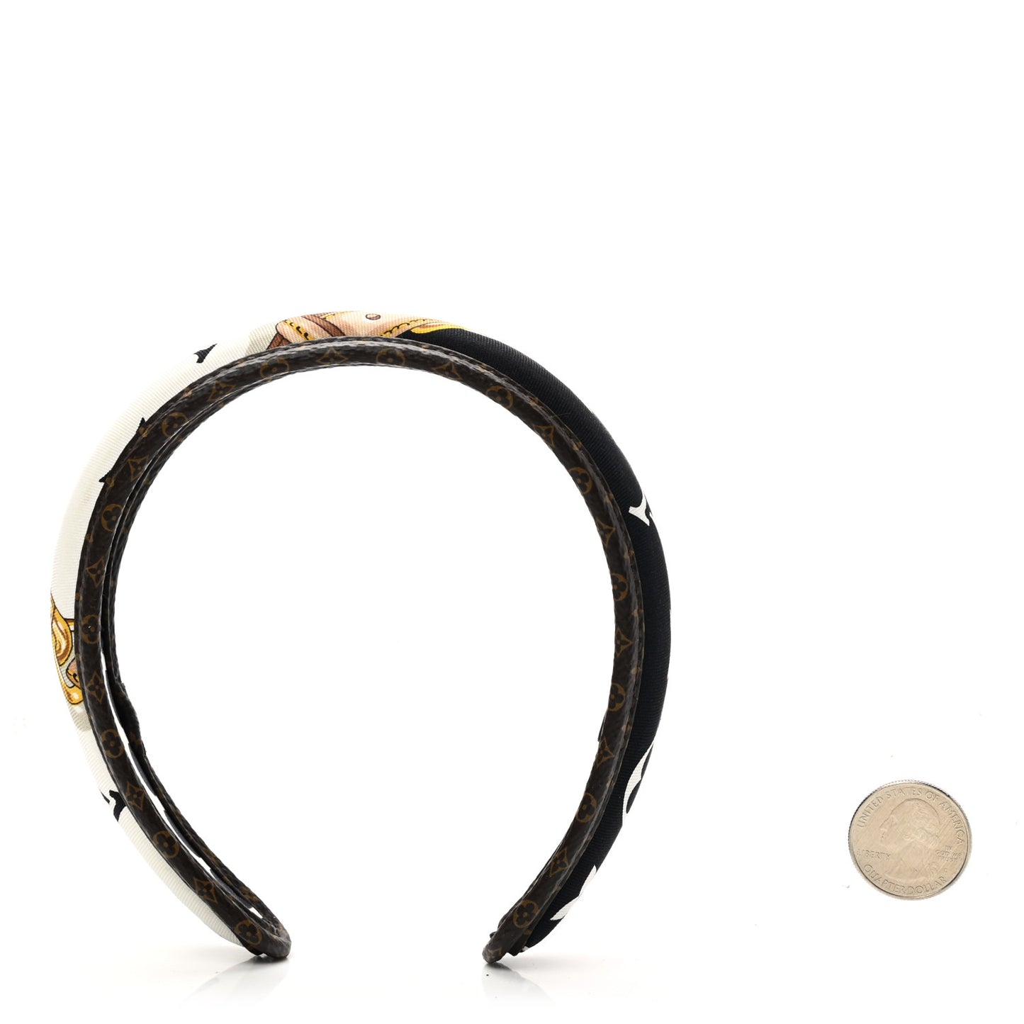 Monogram Be Mindful Headband White