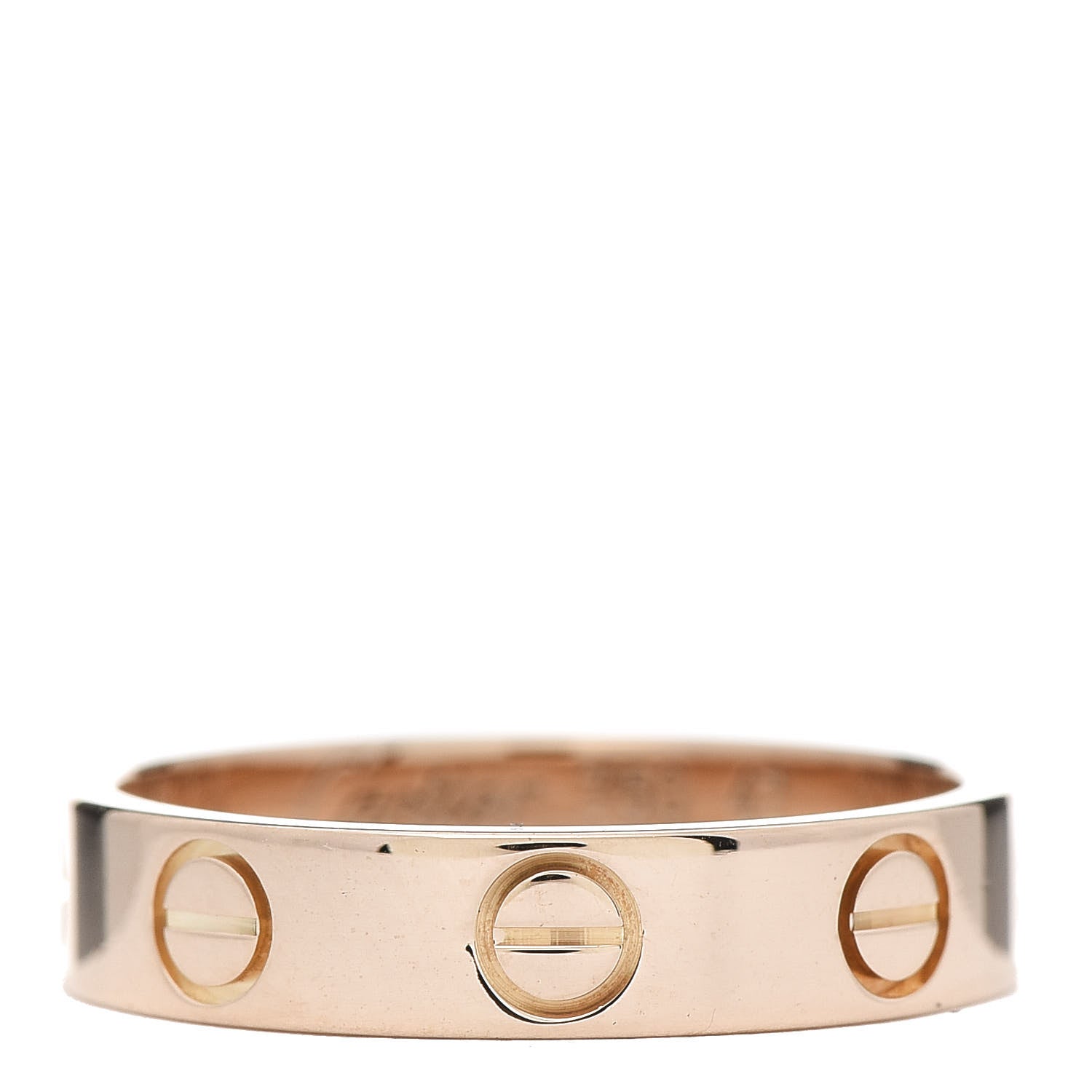 Cartier 18K Pink Gold 3.5mm LOVE Wedding Band Ring 47 4 1 of 4